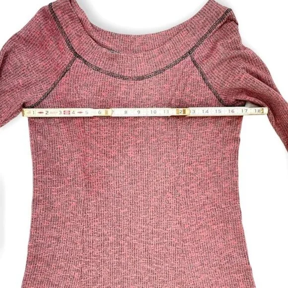 Anthropologie Puella boatneck rose & Heathered gray maxi dress princess cut, Med - Picture 13 of 13